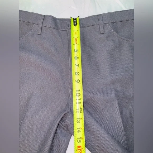 Wrangler NWT Men’s Size 40W 30L Grey Polyester Business Casual Dress Jeans - Picture 6 of 10